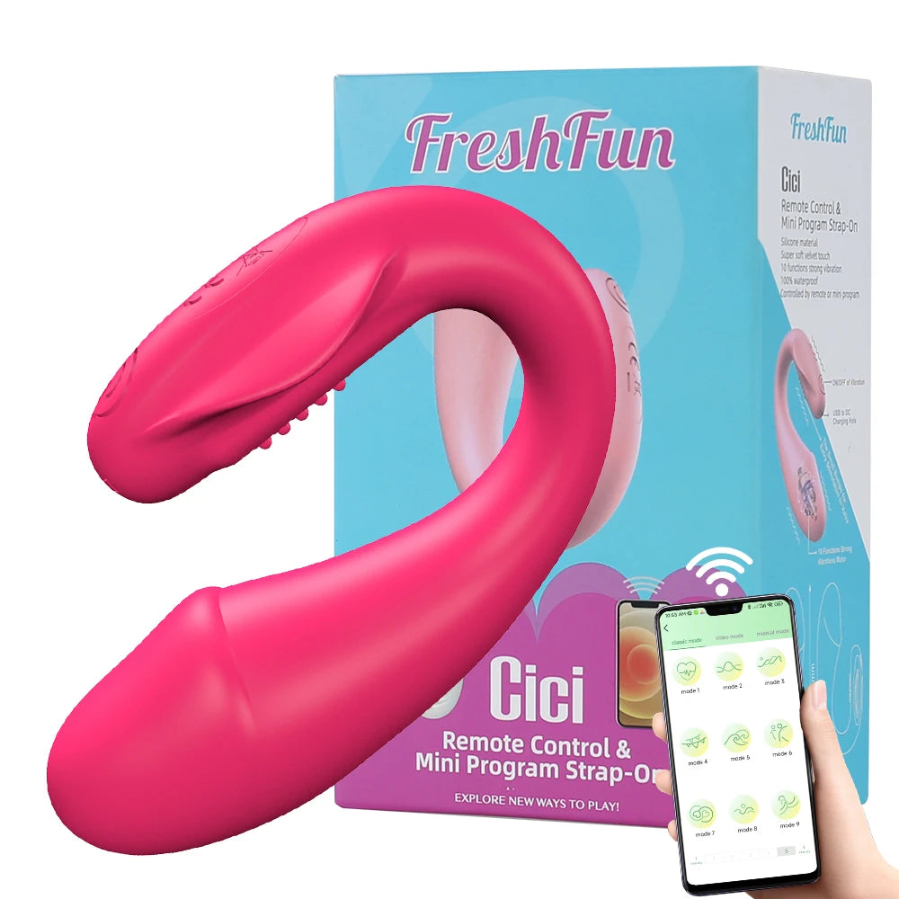 Desire Station Wireless Bluetooth G Spot Dildo Vibrator for Women
