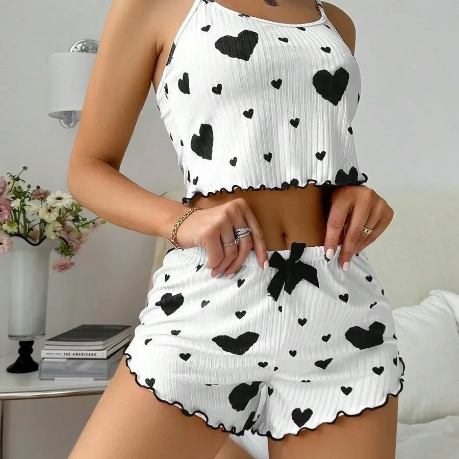 Desire Station Summer Sleepwear 2 PCS Soft Casual