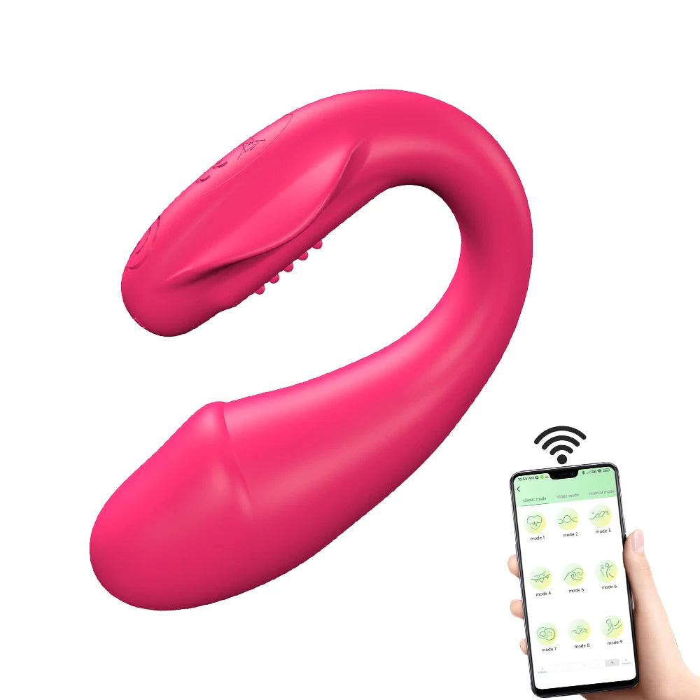 Desire Station Wireless Bluetooth G Spot Dildo Vibrator for Women