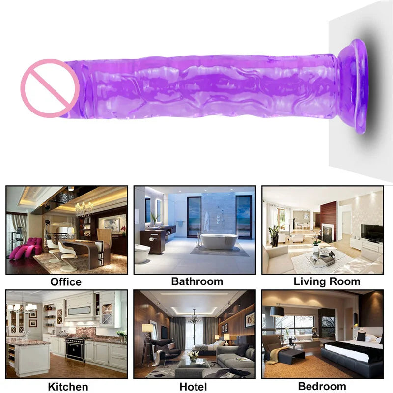 Desire Station Silicone Huge Dildo For Woman Anal Plug Realistic Penis