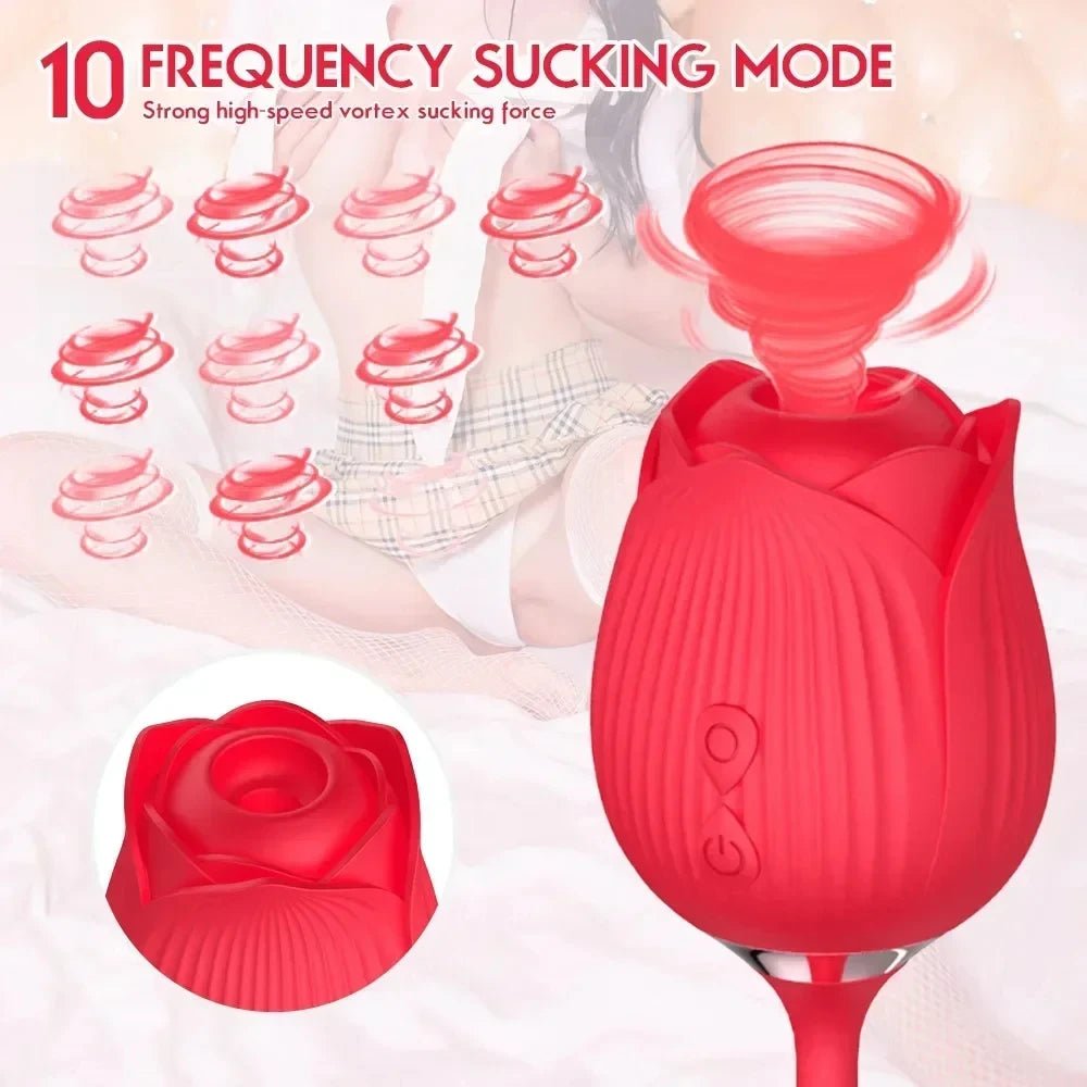 Desire Station Sex Toys Rose Sucking Vibrator for Women