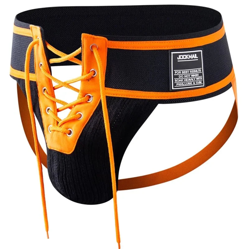 Desire Station Jockmail Jockstrap Men Sexy Bondage Gay Underwear Lingerie