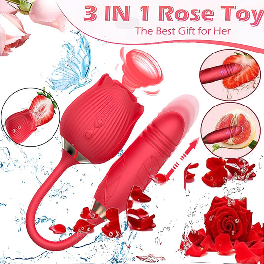 Desire Station Sex Toys Rose Sucking Vibrator for Women