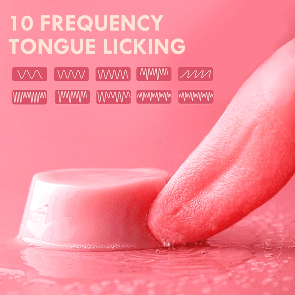Desire Station Tongue Licking Heating Vibrator Vagina Massage