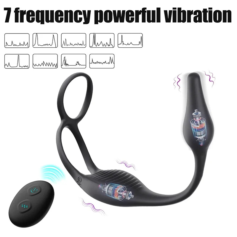 Desire Station Luxury Vibrating Anal Plug Butt Plug Remote Control