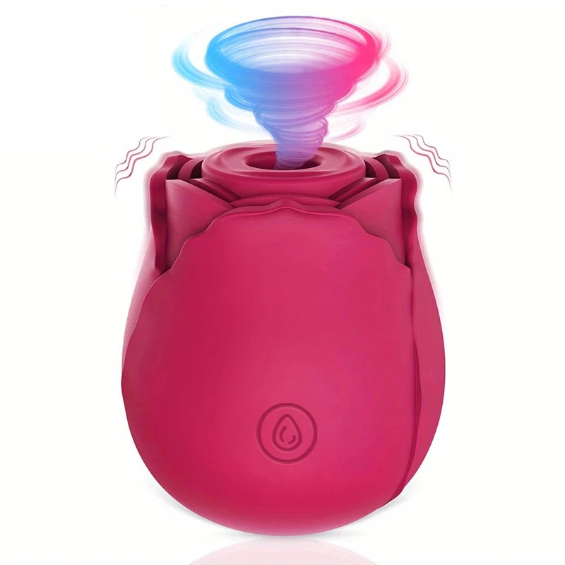 Desire Station Powerful Sucking Rose Vibrator Toy for Women