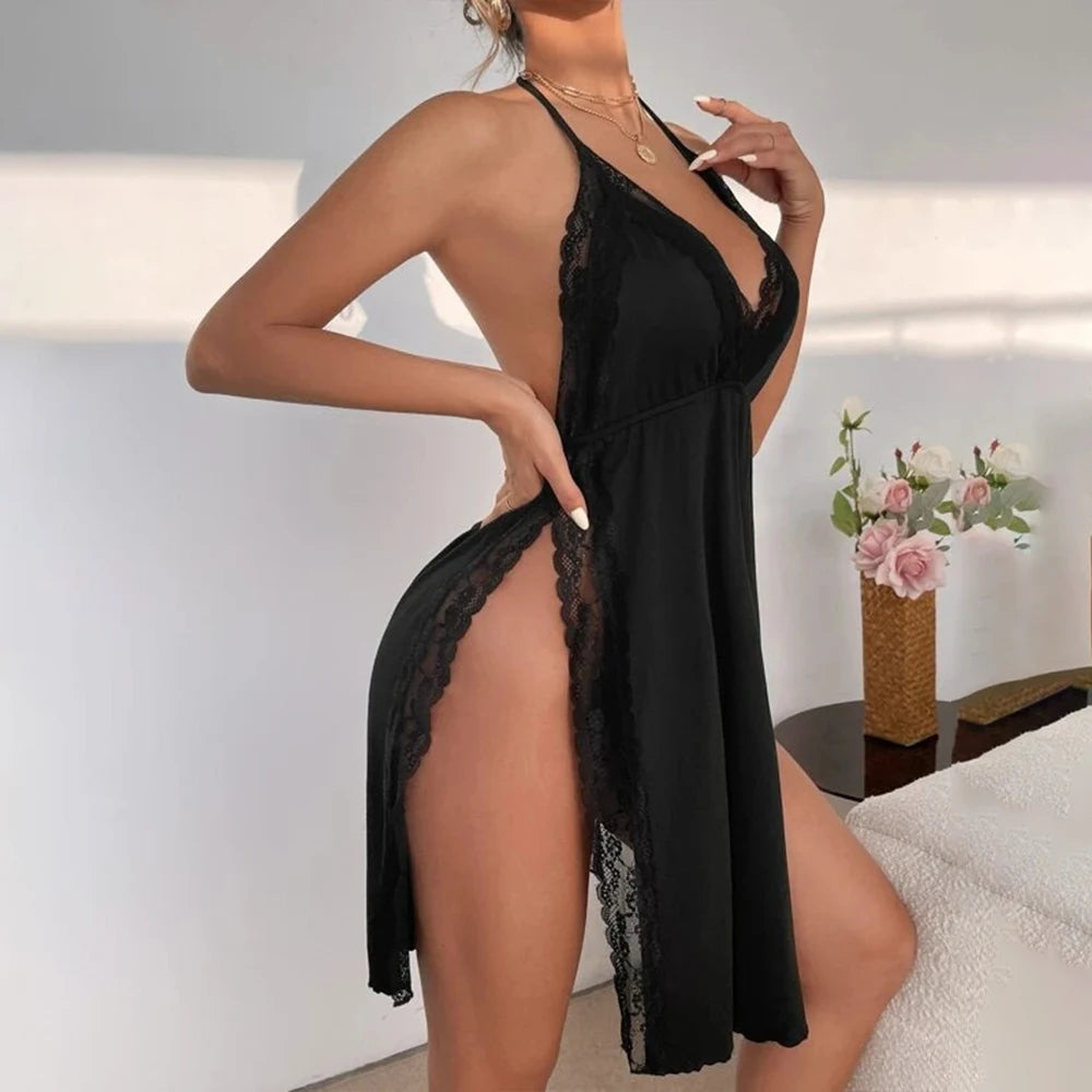 Desire Station Sexy Lace Nightwear Dress Lingerie