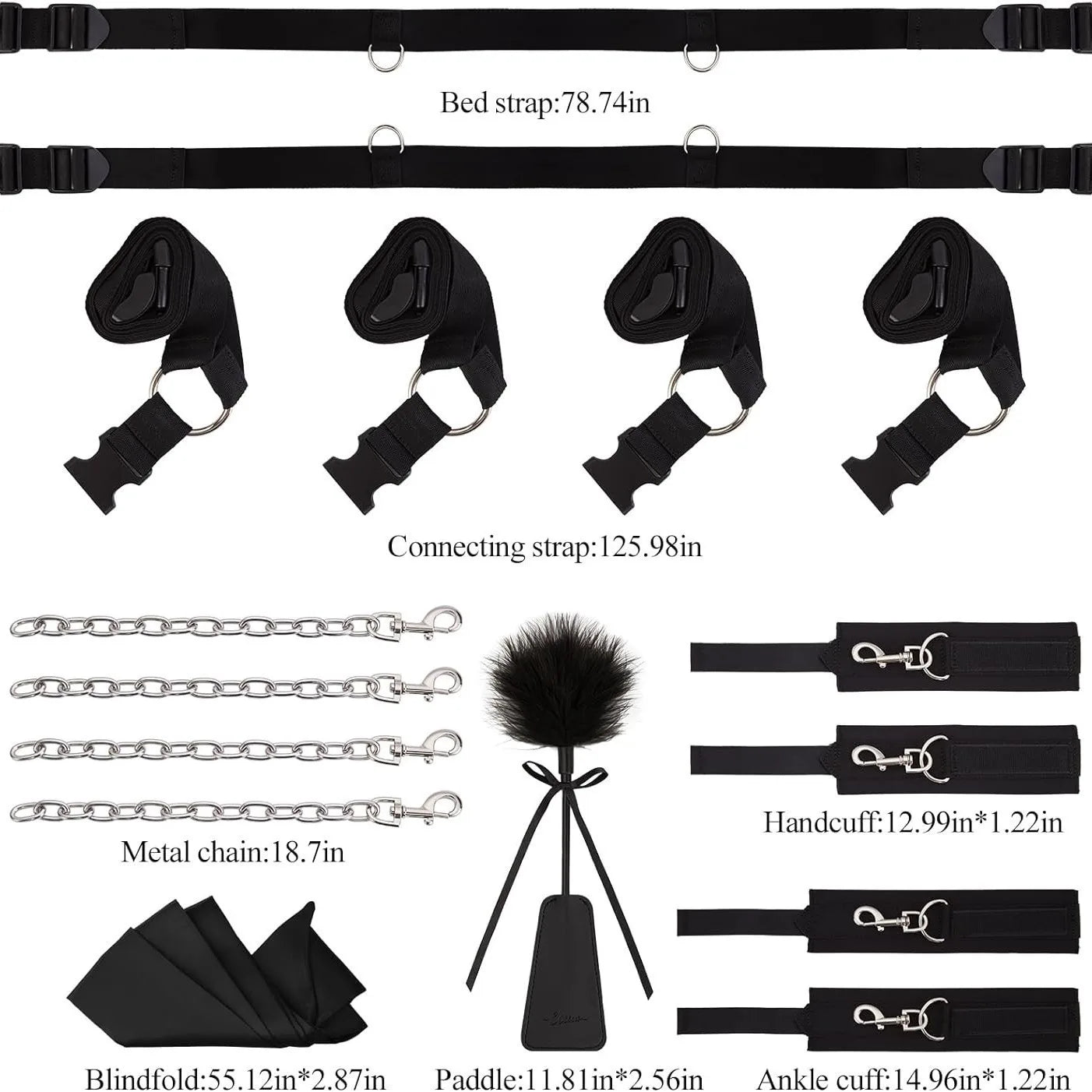 Desire Station Bed Restraint Set Couple Sex Toys Bondage