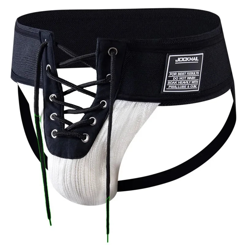 Desire Station Jockmail Jockstrap Men Sexy Bondage Gay Underwear Lingerie