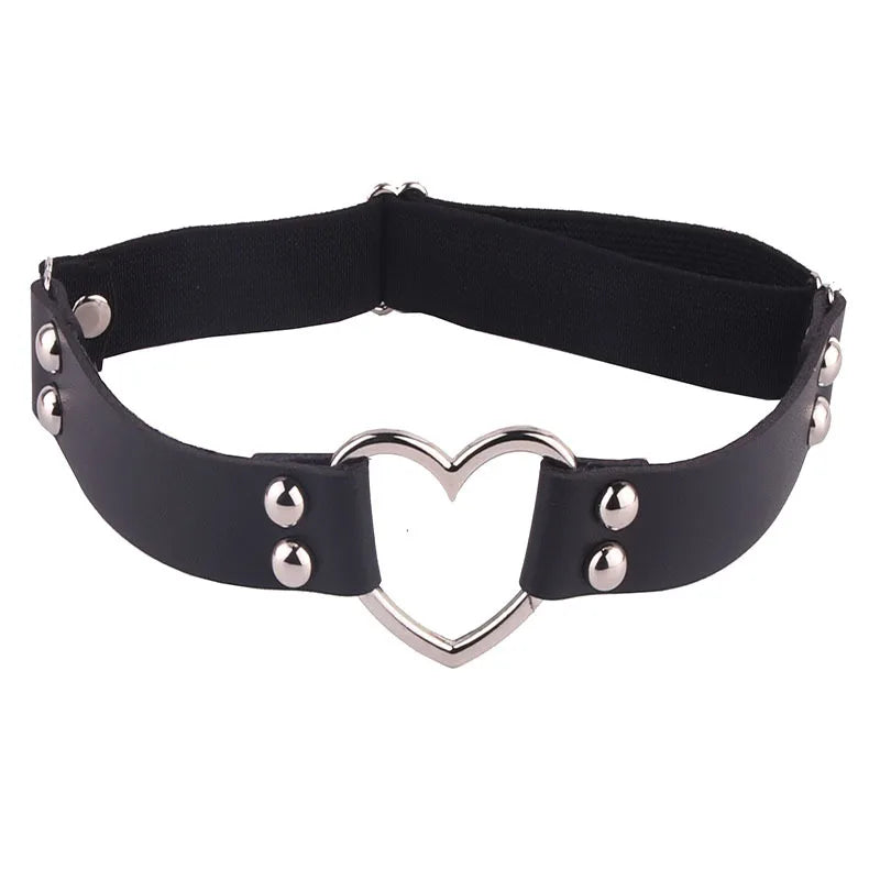 Desire Station Women Sexy Elasticity Harness Heart Fashion Bondage