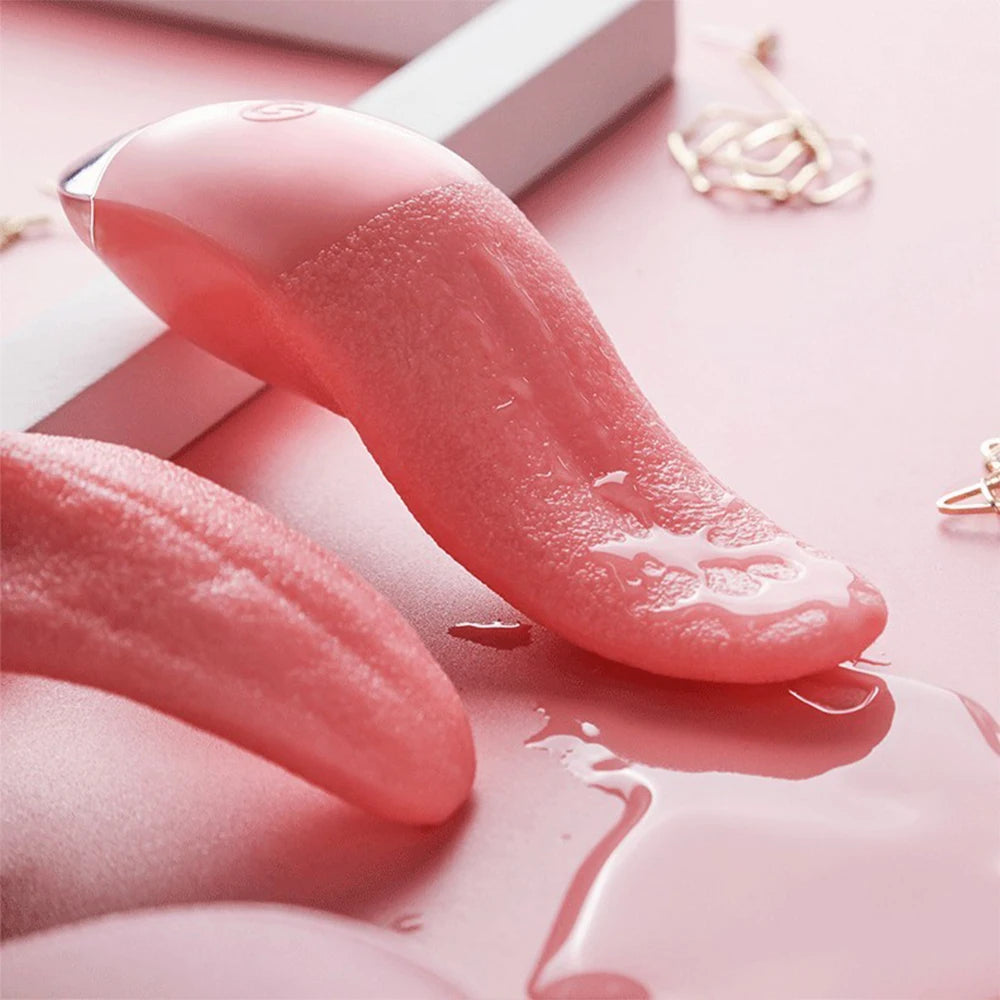 Desire Station Tongue Licking Heating Vibrator Vagina Massage