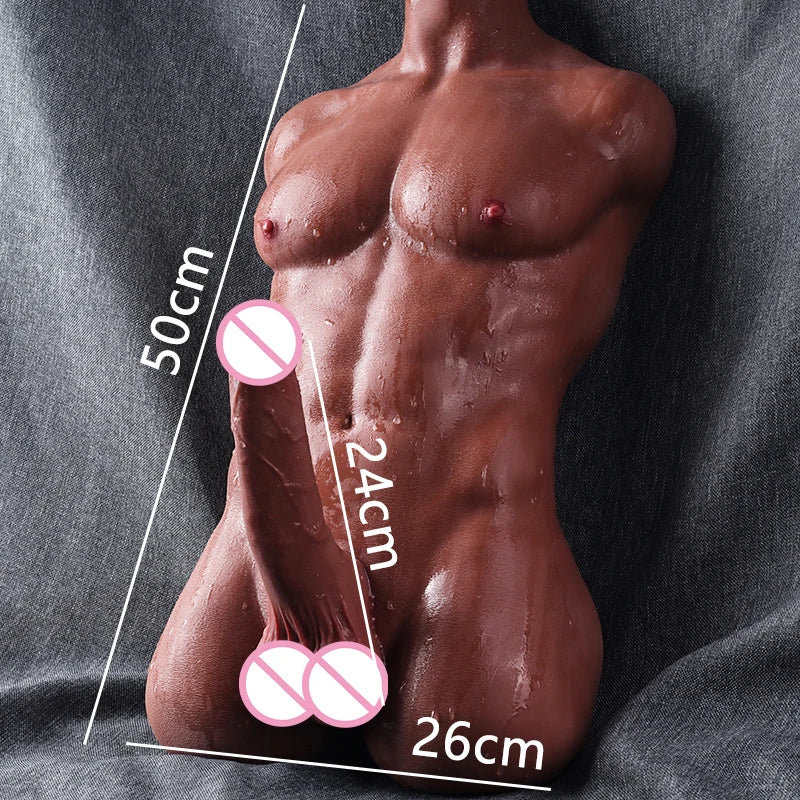 Desire Station Sex Doll Realistic Dildo Vagina Anus Torso Big Dildo Sex Dolls for Men Pussy Ass Male